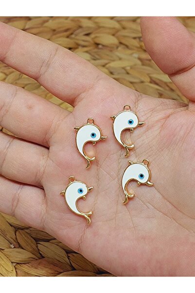 Yasamtohumu Pozlaćeni beli delfin aparat/2 komada (53210)