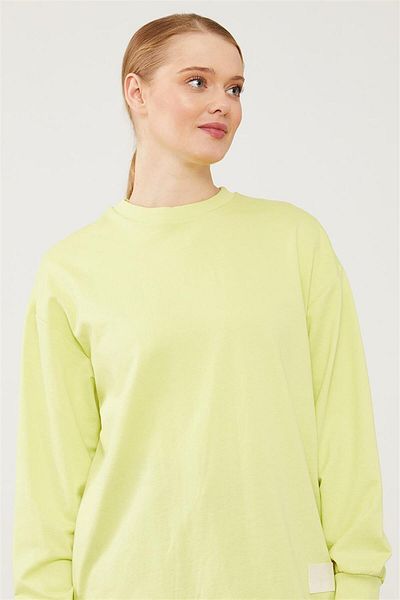 Levidor shirtLevidor Benetton – Geripptes Basic-Sweatshirt mit Fahrradkragen