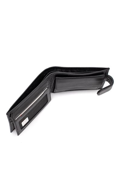 Eminsa Men's Black Floter Leather Wallet