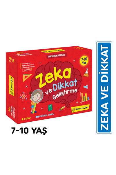 yükselen zeka 7-10 Yaş Zeka ve Dikkat Geliştirme Seti