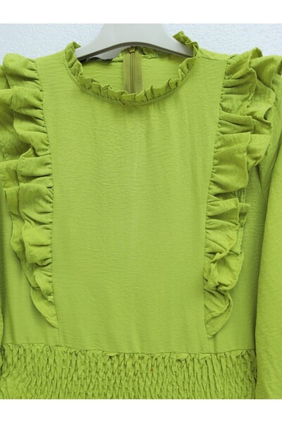 Modamorfo Μπλούζα Robadan Ruffle Waist Gathered Ayrobin -f.green