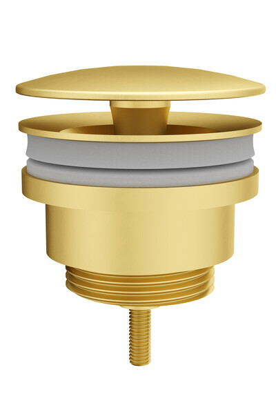 VitrA Artema A4514825 Lavabo Yuvarlak Süzgeci, Fırçalı Altın