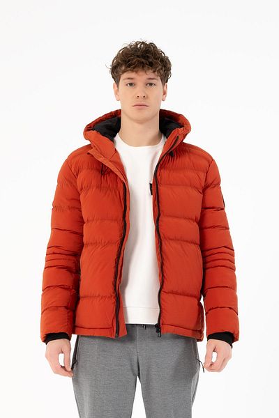 GMG FIRENZE Hooded Slim Fit Men's Coat