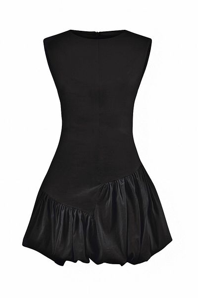AQUELLA Rochie mini cu balon Shelly Black
