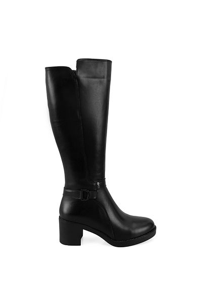 Desa Rianna Black Women's Leather Boots