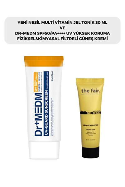 the fair. the fair. Multi Vitamin Jel Tonik 30 ml ve Dr+MEDM SPF50/PA++++ UV ...