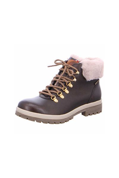 Mephisto Schnür-Stiefeletten für Damen v hnědé barvě