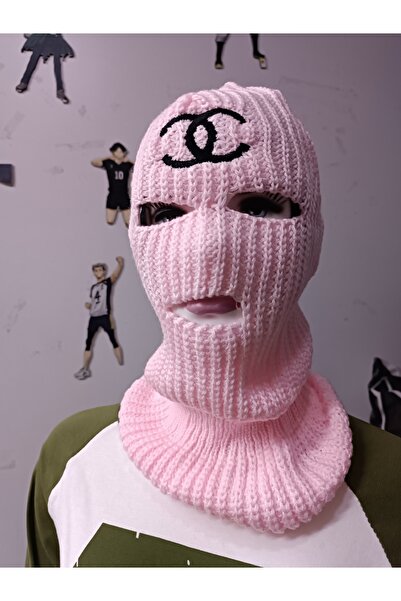 galaxyboutique قبعة قناع الثلج الوردي