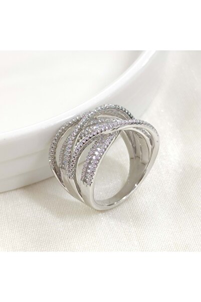 Güler Yüzlü Silver İTHAL İNCE KALIN SARMAL GÜMÜŞ YÜZÜK - 20