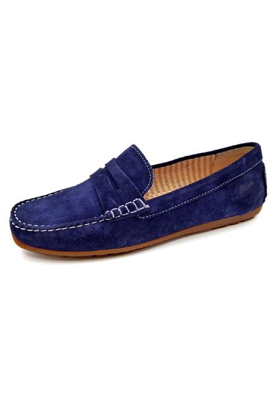 Sioux Sportliche Slipper für Damen in blau