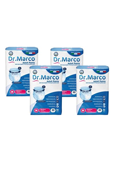 DR.MARCO Dr. Marco Hasta Bezi Emici Külotlu Orta Boy ( M) 120 adet - 4 Paket