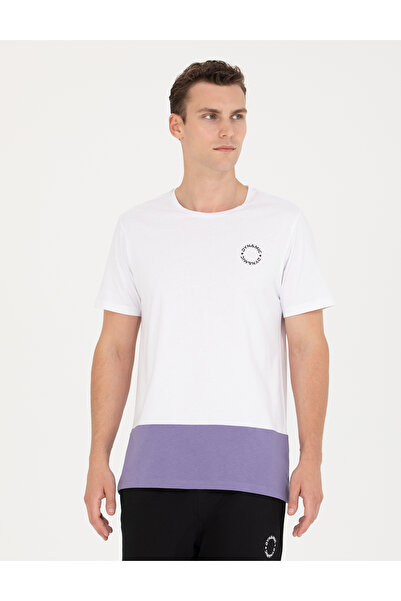 Pierre Cardin Λευκό T-shirt Κανονικής Εφαρμογής 50265498-VR013