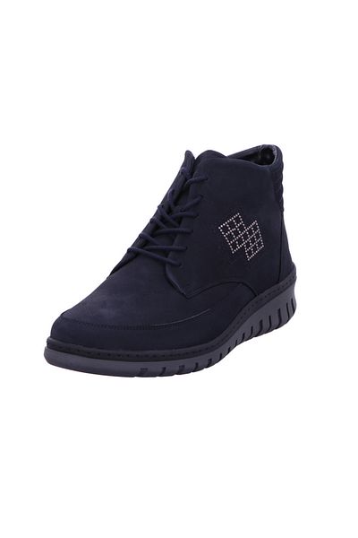 Waldläufer Schnür-stiefeletten Für Damen In Blau