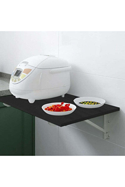 Modern home Black Wall-Mounted Foldable Table & Desk 60×40 – Space-Saving, Multi-Purpose Home & Office Desk