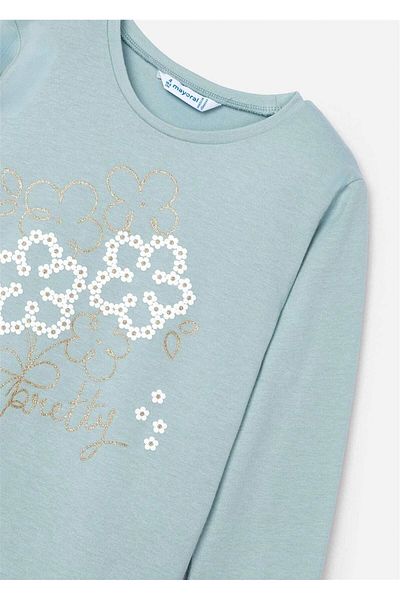 MAYORAL Mint 4072 - Tricou cu mânecă lungă pentru fete