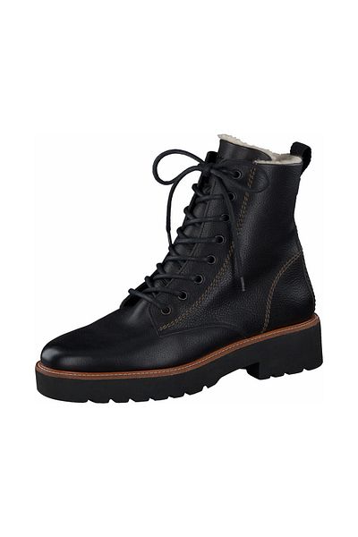 Paul Green Schnür-Stiefeletten für Damen in schwarz