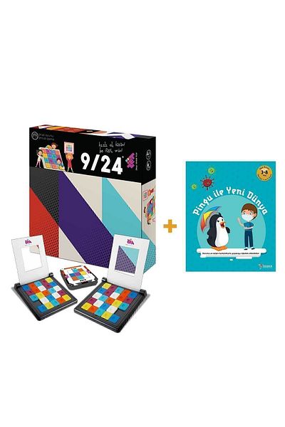 Zetzeka 9/24 (RUBIX) كتاب العالم الجديد مع لعبة الذكاء والعقل والبنجو