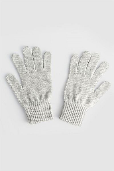 Tudors Ανδρικά γάντια Winter Wool Grey