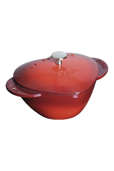 STAUB La Cocotte 20cm 1.75Lt. Heart Cast Iron Pot Cherry - 405097980