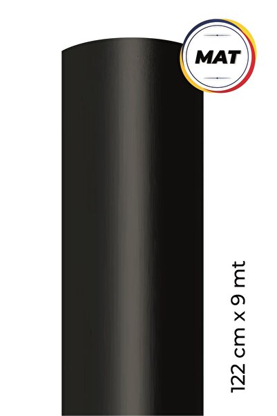 Ecce Folie de acoperire autoadeziva neagra mat 122 Cm X 9 Mt