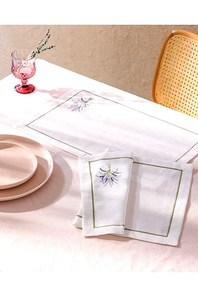Madame Coco La Lavande 2-Piece American Service - Alb și Liliac
