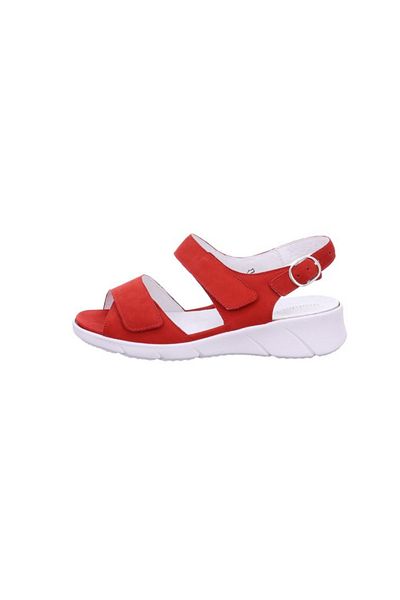 Waldläufer Sandalen Für Damen In Rot