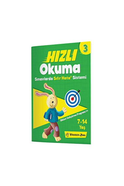 yükselen zeka Hızlı Okuma – Sınavlarda Sıfır Hata Sistemi (7-14 Yaş)