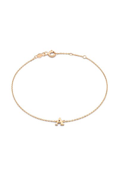 Isabel Bernard La Concorde 14 Karat Armband, Buchstabenschmuck