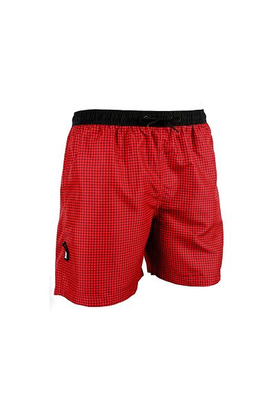 Guggen Mountain Pyjama Kurz Für Herren In Rot
