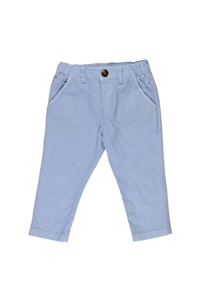 Panço Erkek Bebek Beli Lastikli Mavi Pantolon