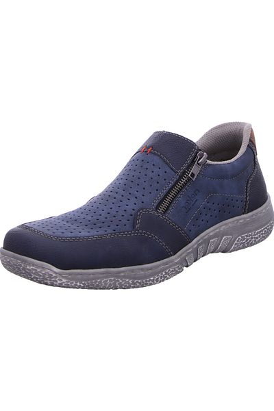 Rieker Blaue Hausschuhe