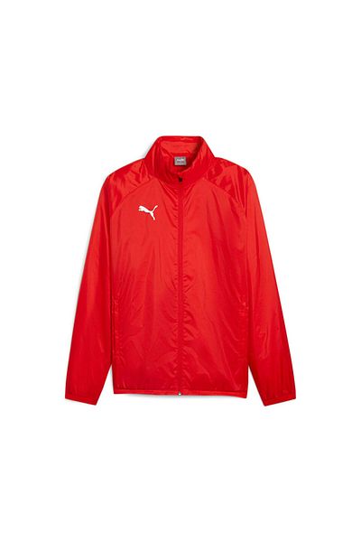 Puma Teamgoal All Weather Jacket Men's Football Training Raincoat 65903801   Red