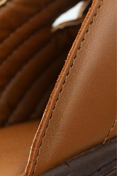 U.S. Polo Assn. delmar hakiki gerçek deri taba anatomik taban erkek terlik