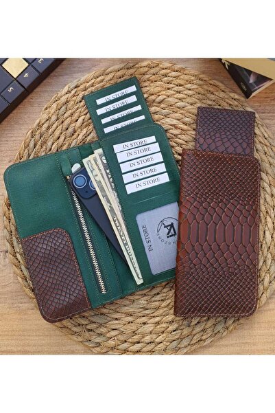 GoGoPlus Long Card Holder Genuine Leather Unisex Wallet
