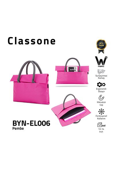 Classone Byn-el006 حقيبة كمبيوتر محمول ماك بوك اير خضراء اللون حقيبة يد مقاومة للماء