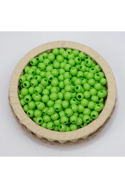 Kanguroom Plastične zelene perle od 10 mm Makrame 500 grama