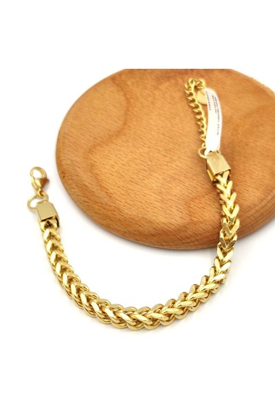 Güler Yüzlü Silver ÖRGÜ MODEL ÇELİK BİLEKLİK