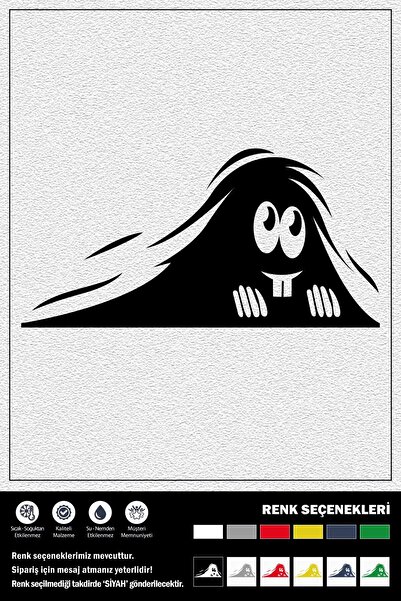 Ecce ملصق أمتعة أرنب جير مونستر مقاس 38 × 19 سم