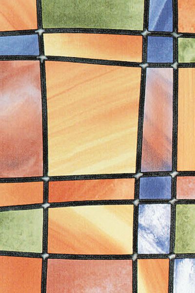 Ecce Glass Stained Glass Colored Self Adhesive Foil 45 Cm X 5 Mt