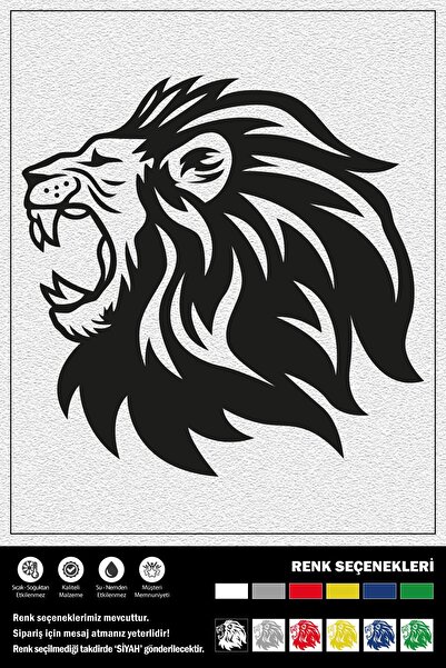 Ecce ملصق أسد كروي 40 × 40 سم