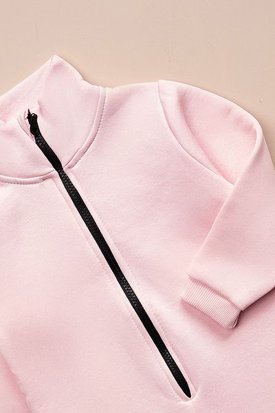 Beniizle Children's Winter 3 Thread Raised Zippered Jumpsuit