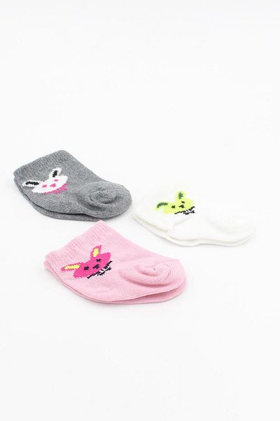 Chantaky 056 1800 Rabbit Patterned Newborn Socks