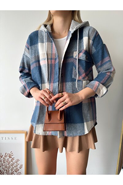 MAMAYAGA Жіноча крива візерункова кольорова куртка лісоруба великого розміру Сорочка