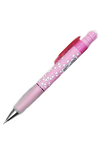 Serve 0.7 Mechanical Versatil Pen - Deep Triangle Printed, Candy Pink
