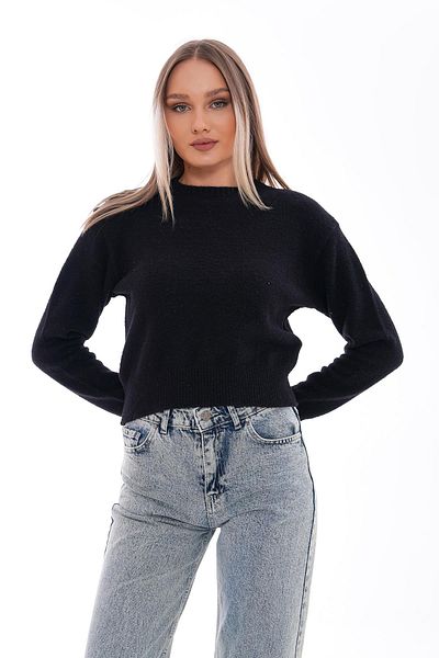 ŞİMAL Women's Crew Neck Soft Knitwear Knitted Sweater 245162   -