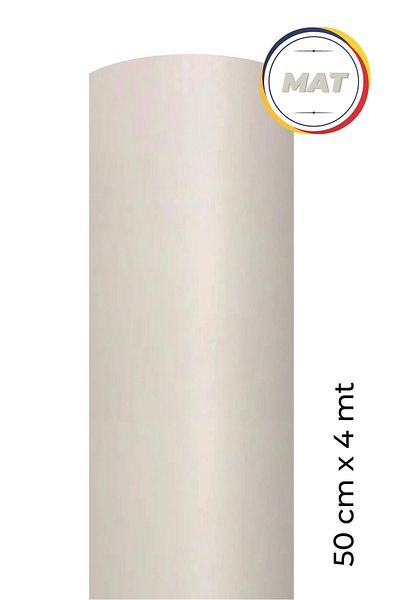 Ecce Folie de acoperire autoadeziva alb mat 50 Cm X 4 Mt