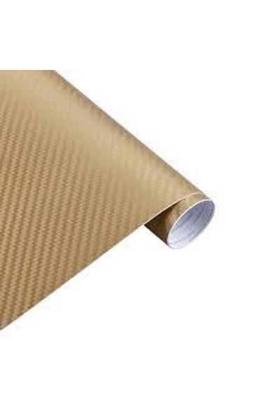 Ecce Folie de carbon auriu cu canale 152 Cm X 1 Mt