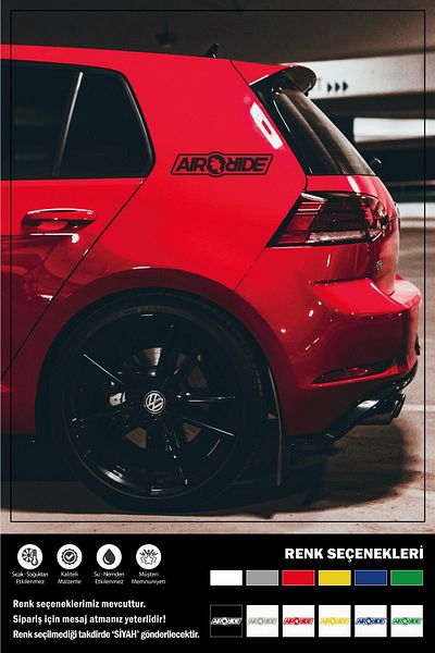 Ecce Air Ride Sticker 25 X 6 Cm Eru00053