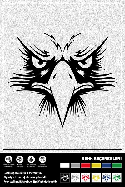 Ecce STICKER EAGLE LIMITAT 40 x 35 cm