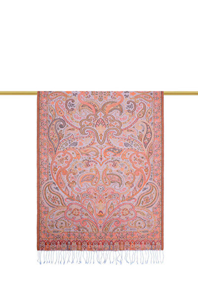 Bursa İpek Льодяно-блакитний шовковий шарф з тканини джамавар